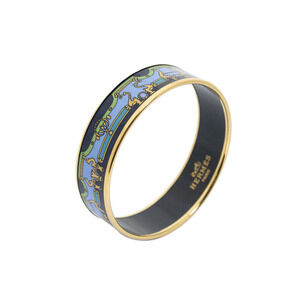 Hermes Enamel Bangle MM